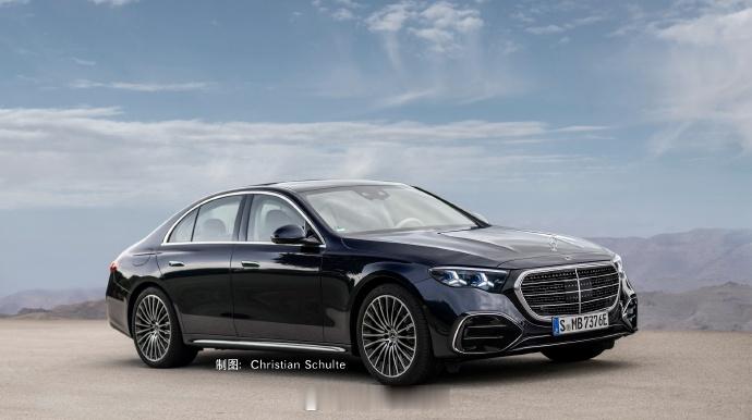 据说中期改款的奔驰e级 长这样。不过，我是觉得它长啥样都无所谓，只要三叉星辉的L