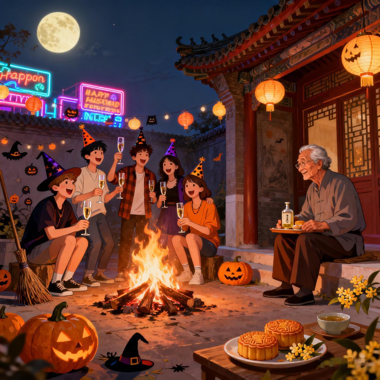 【？】
🔥一边是商场圣诞树狂欢打卡，一边是“警惕文化入侵”警示帖——洋节争议再