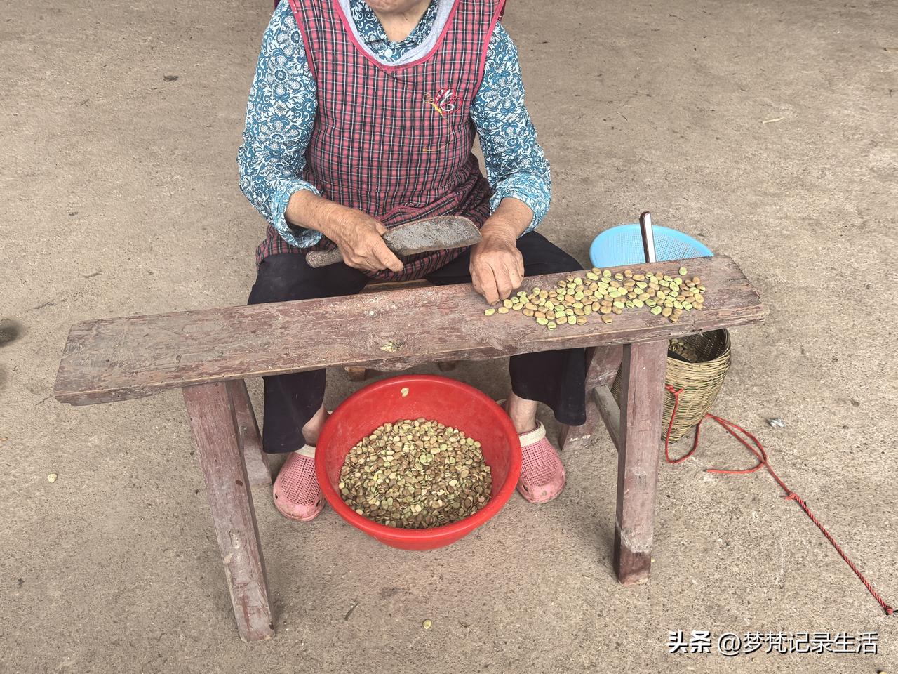 我们这里从昨天晚上就开始下雨了，一直下到天亮，今天白天基本上没停过。我妈是个闲不