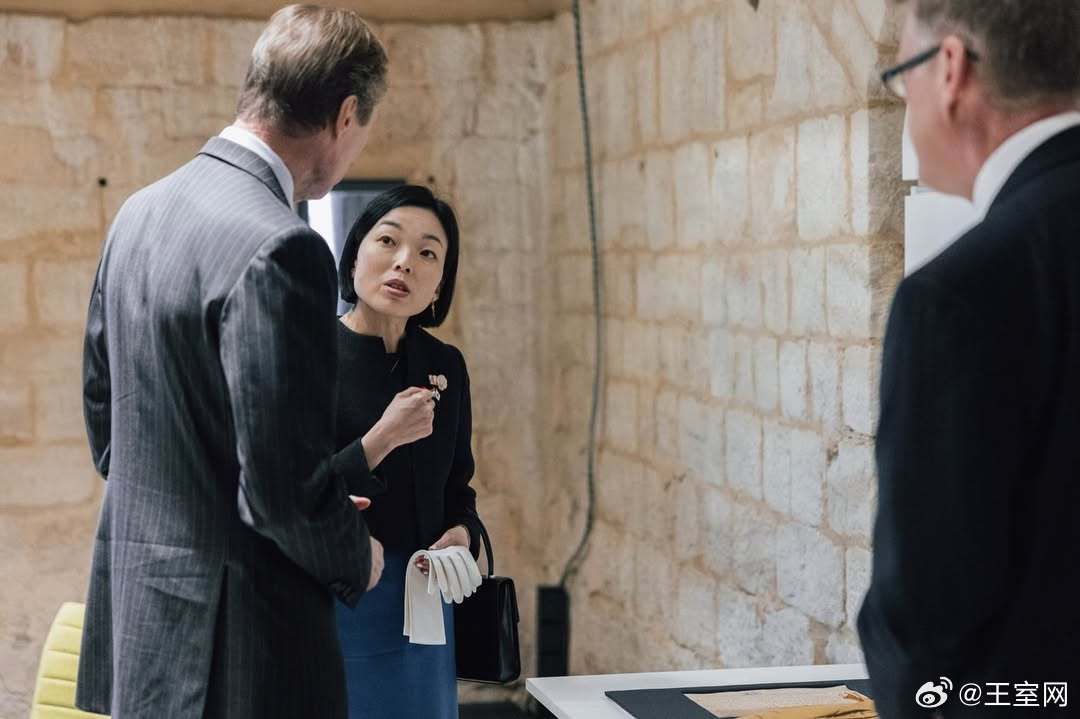 卢森堡王室日本皇室 🇱🇺3月18日，纪尧姆大公会见日本三笠宫彬子女王，亨利大