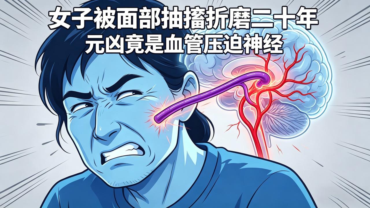面部抽搐疼20年，真凶竟是一根血管！多少人被小病拖成顽疾，看完太心疼

谁能想到