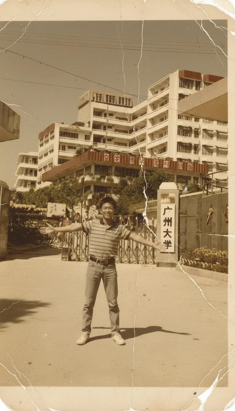 看到这张老照片，一下子就想起了86年考上广州大学的时候，第一次来到广大心情非常激