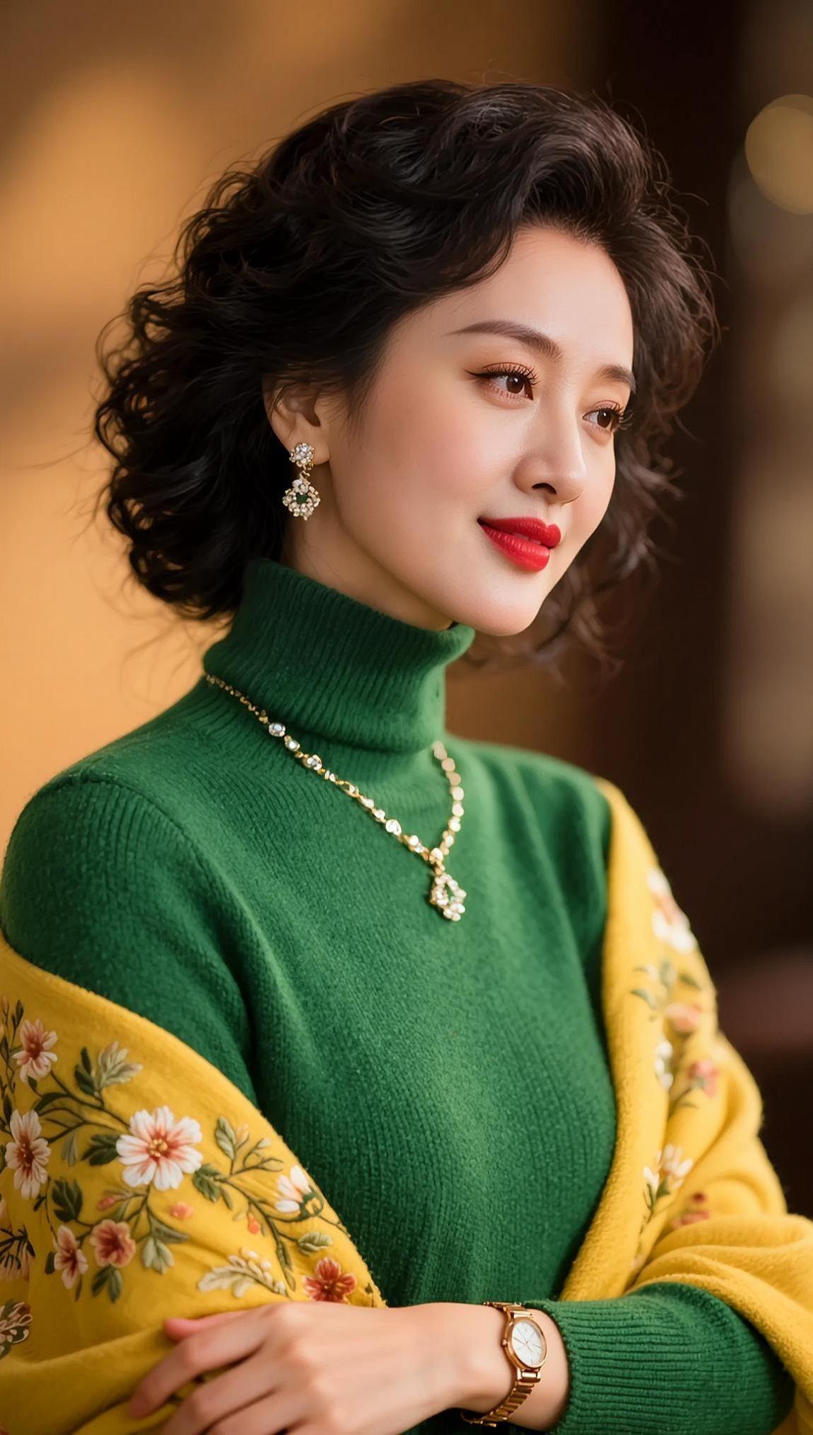 AI港风复古照 抖音ai创作 AI扩图 颜值在线 甜美写真