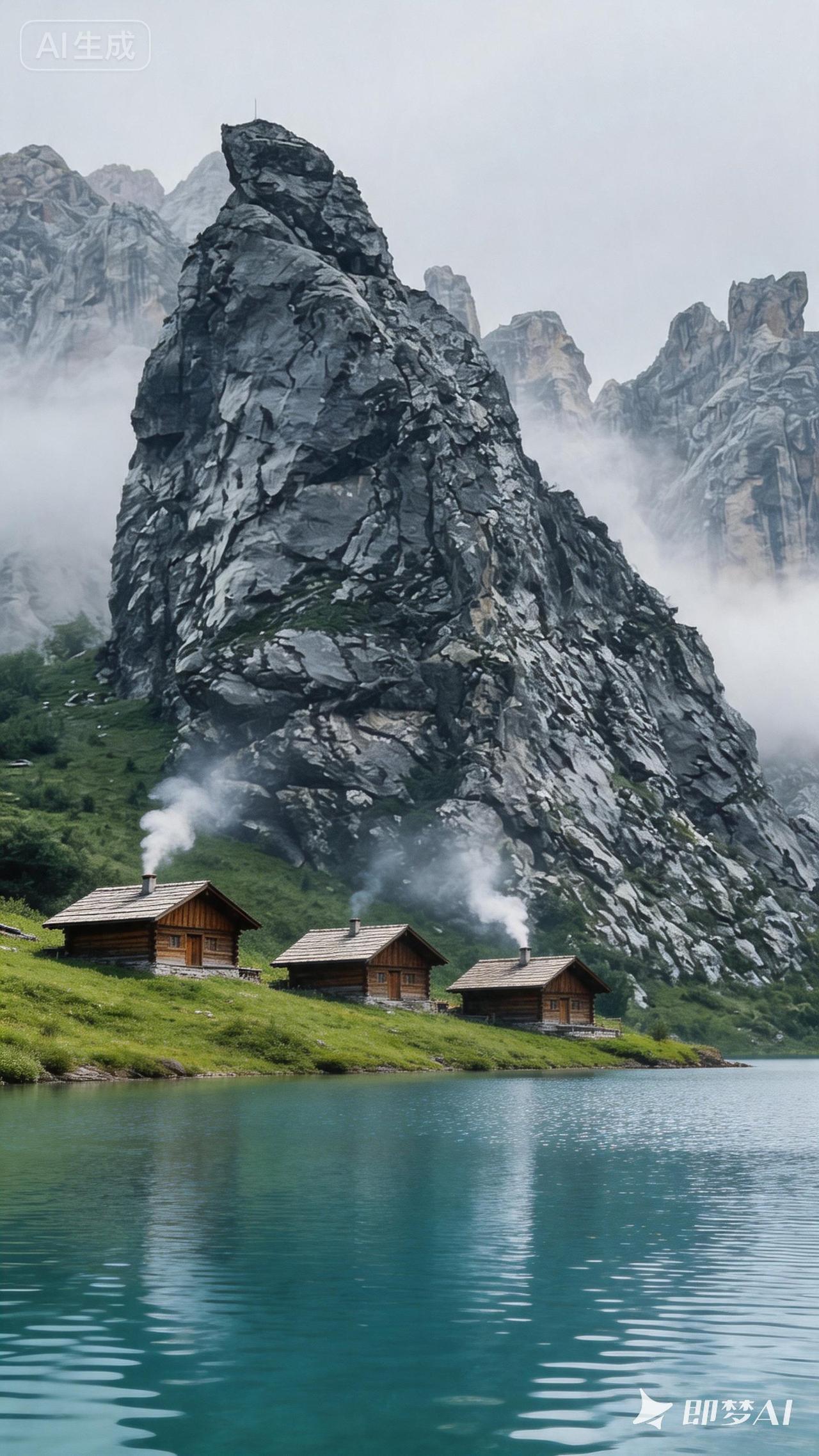 分享一张你拍的美景照片远山如黛，连绵起伏的轮廓在天边勾勒出一道温柔的弧线。清晨的