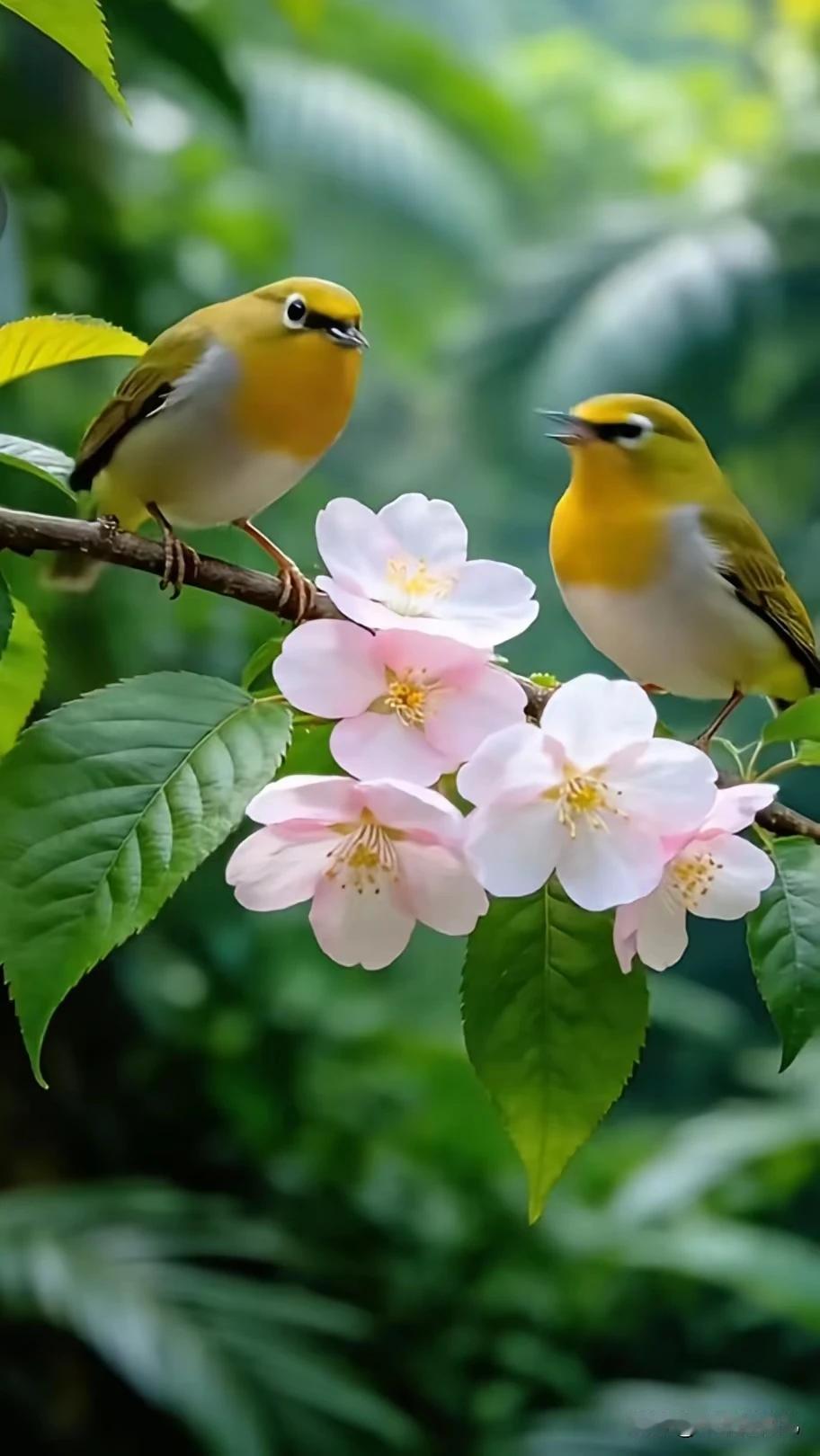 上联：菊采篱下花含露
下联：鸟鸣树上叶染霞