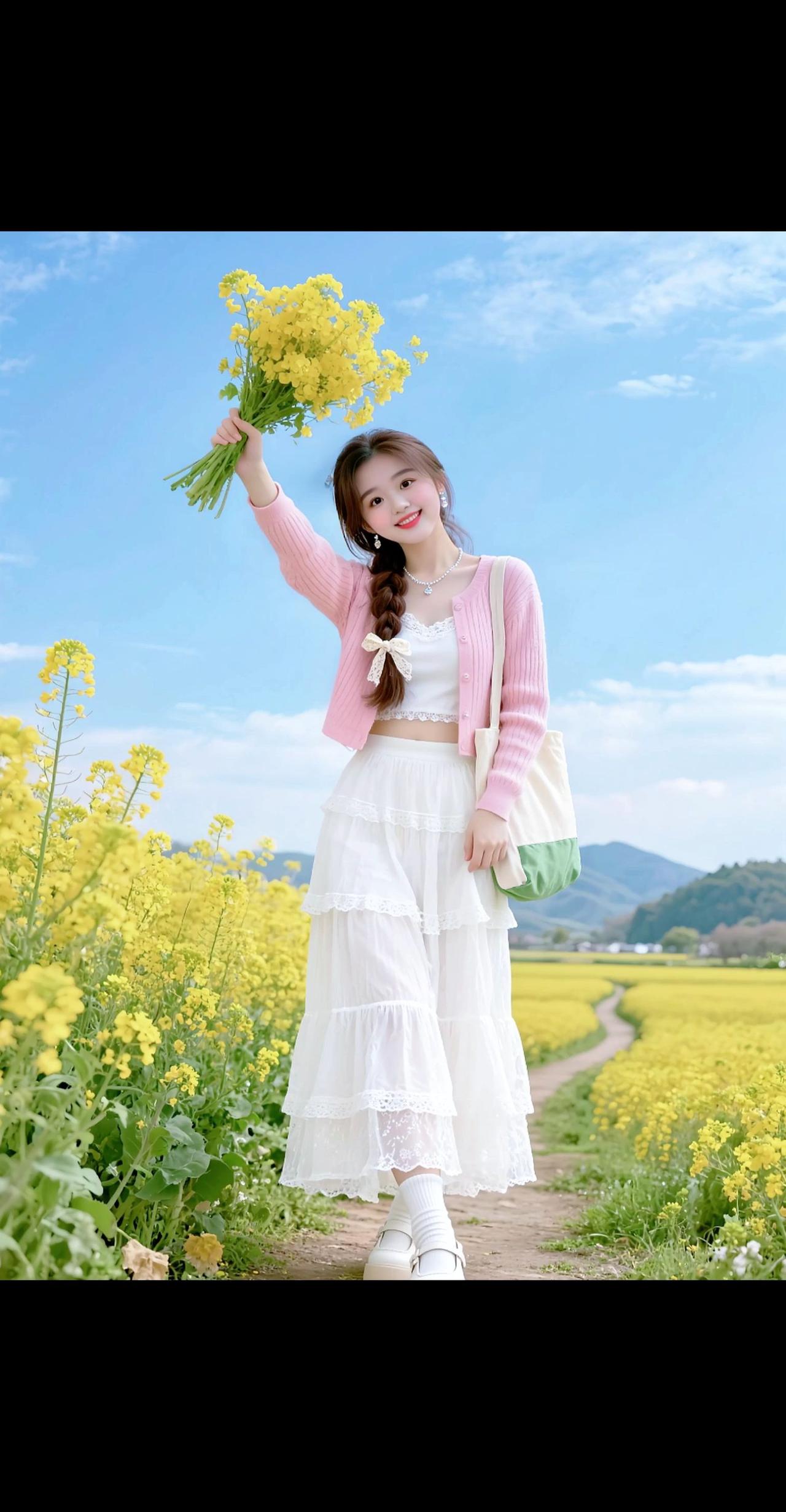 春天一速油菜花 明媚阳光春又来