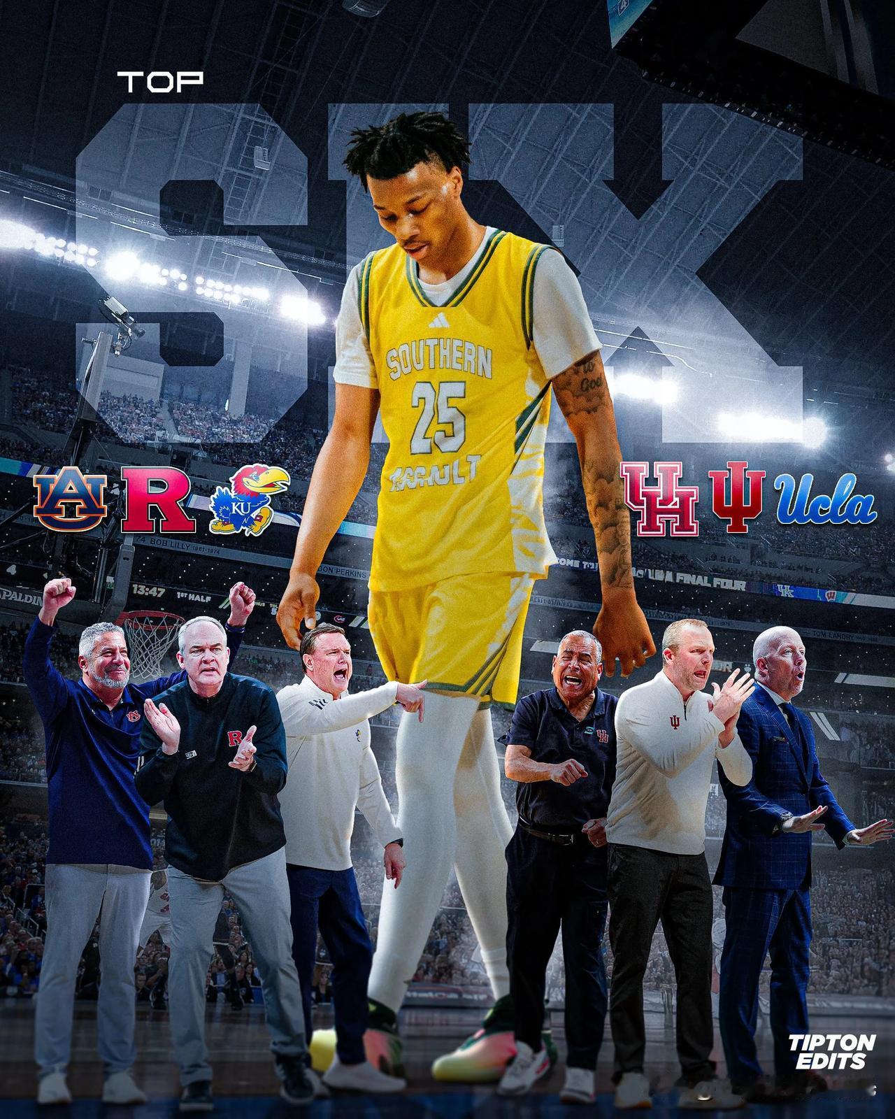 四星大前锋Davion Adkins公布择校六强名单以及访问计划，高四赛季将转学