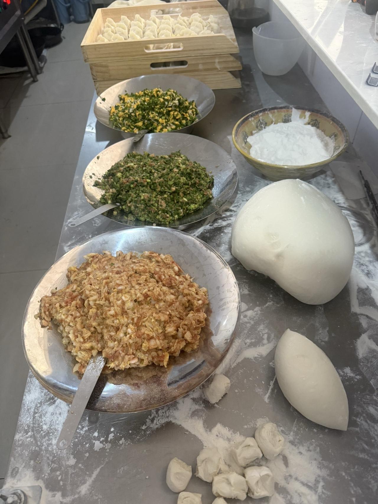 纯手工水饺🥟，每天现包😍