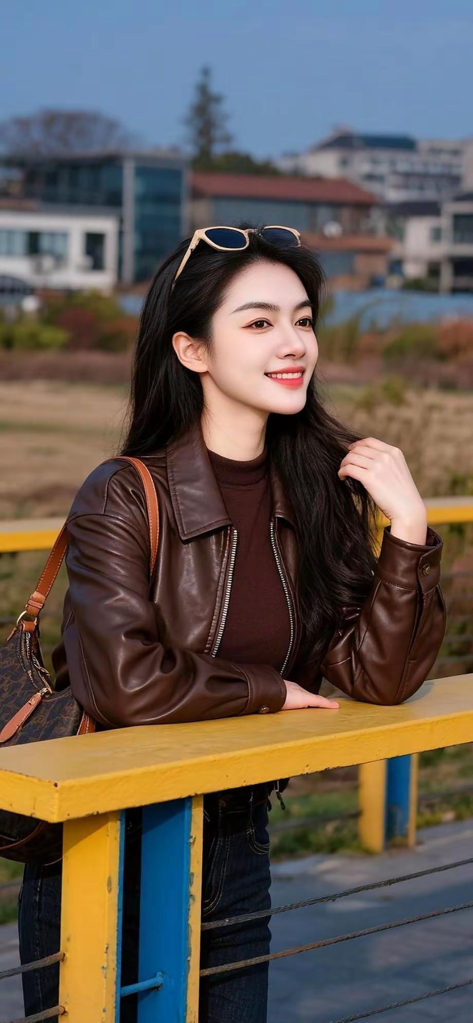 落日归山海，晚风藏温柔，日子自在且从容AI秋日氛围感写真