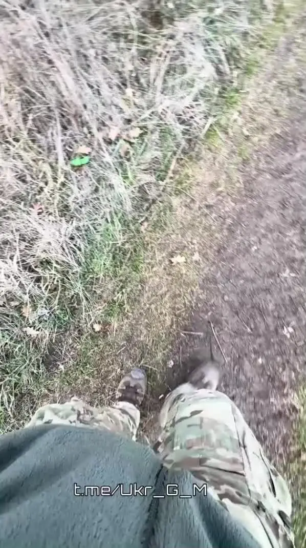 乌军士兵踩蝴蝶雷，疯狂得试探蝴蝶雷的底线