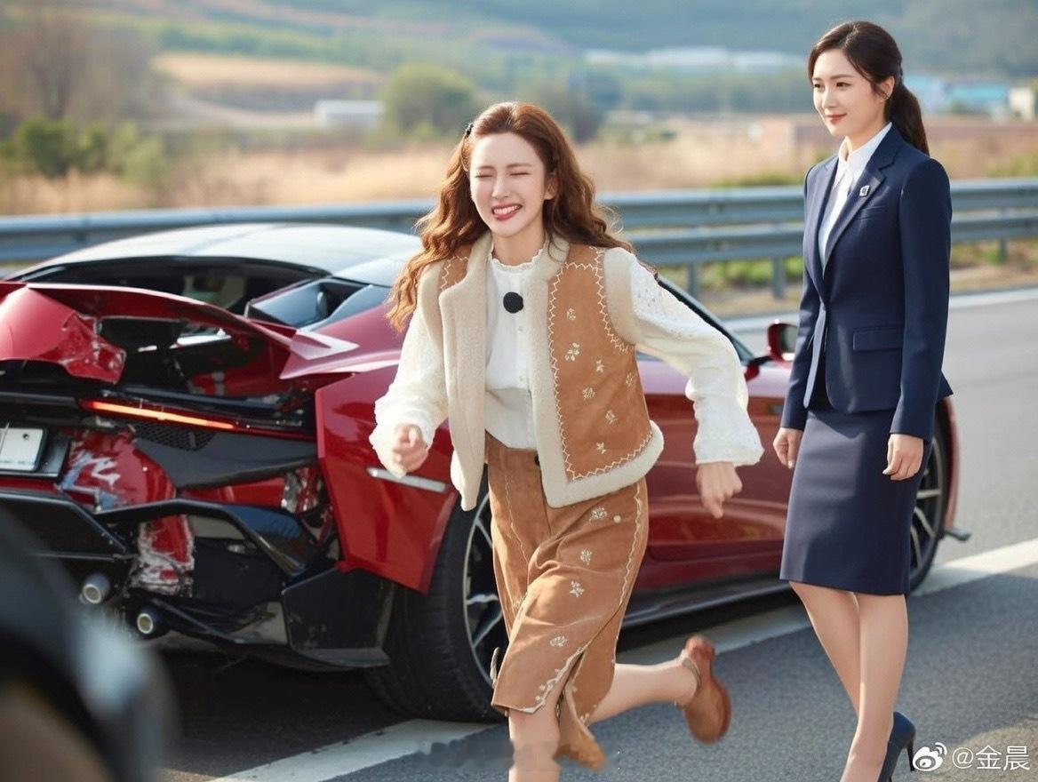 曝金晨肇事逃逸整容歪嘴女翻车了 