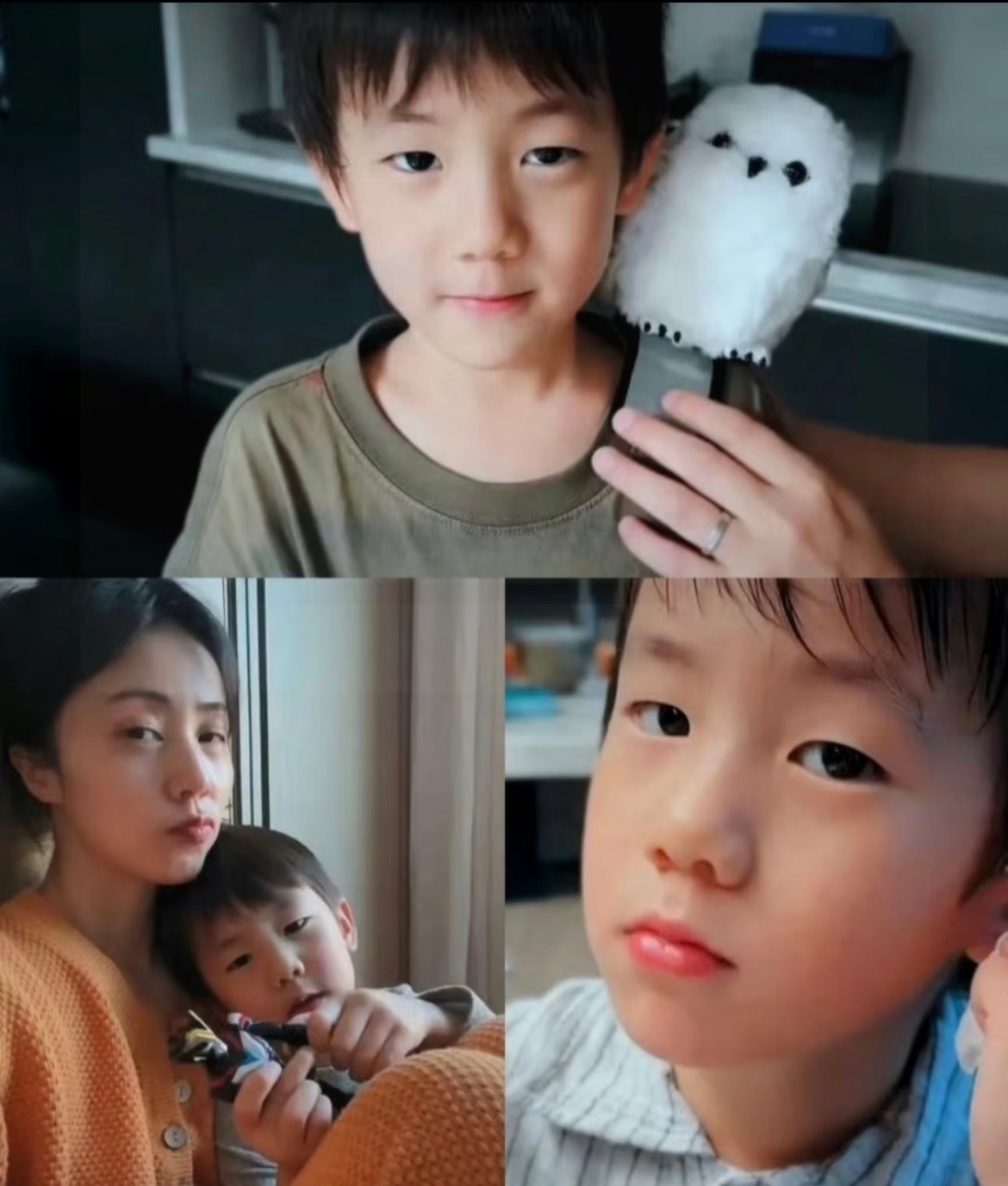 黄磊小儿子长得好像黄磊黄磊小儿子近照引发热议，有网友说像黄磊，也有人觉得二女儿才