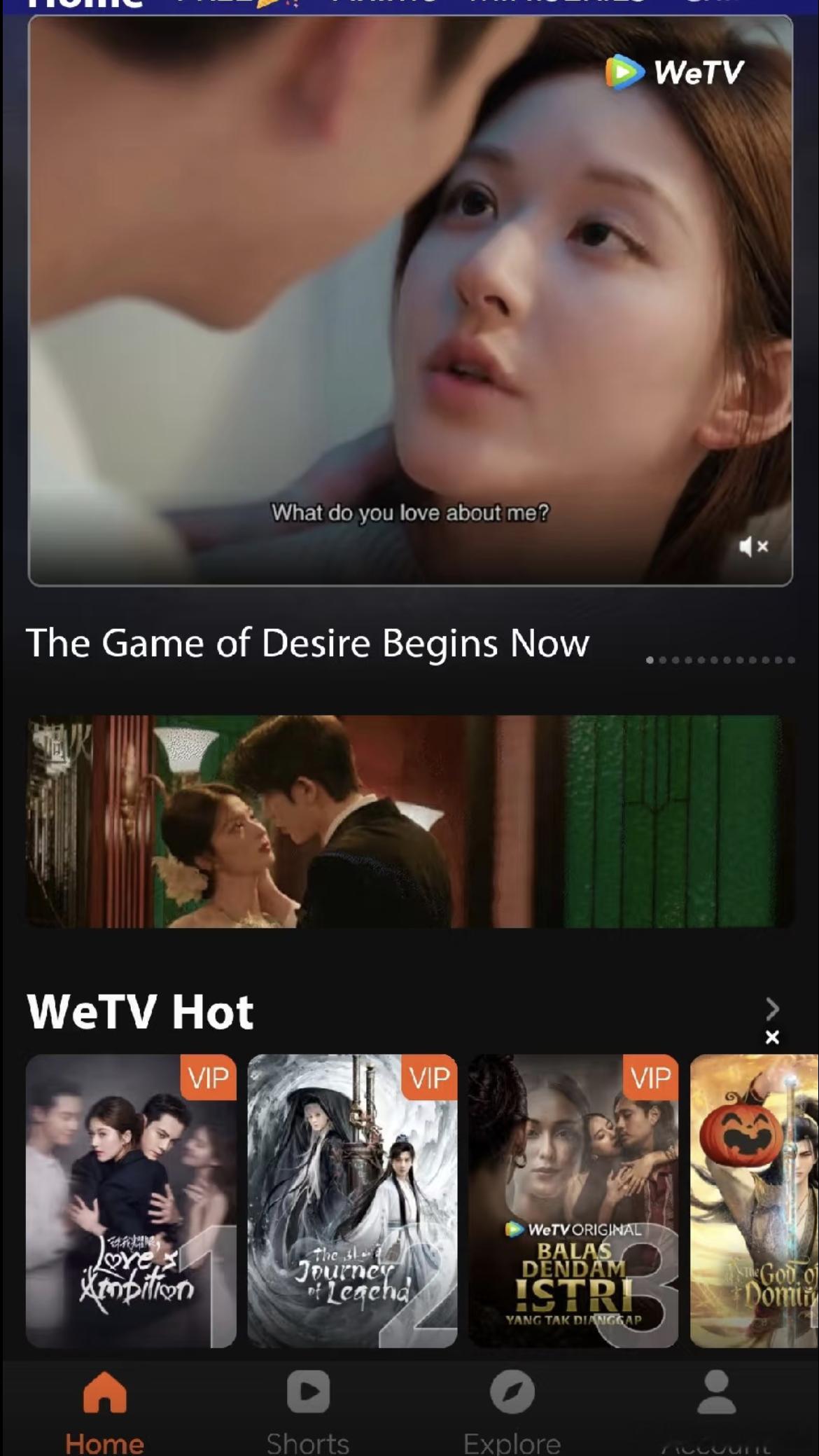 许我耀眼[超话]《许我耀眼》登上泰国 WeTV 和 Viu 的首页，同时马来西亚