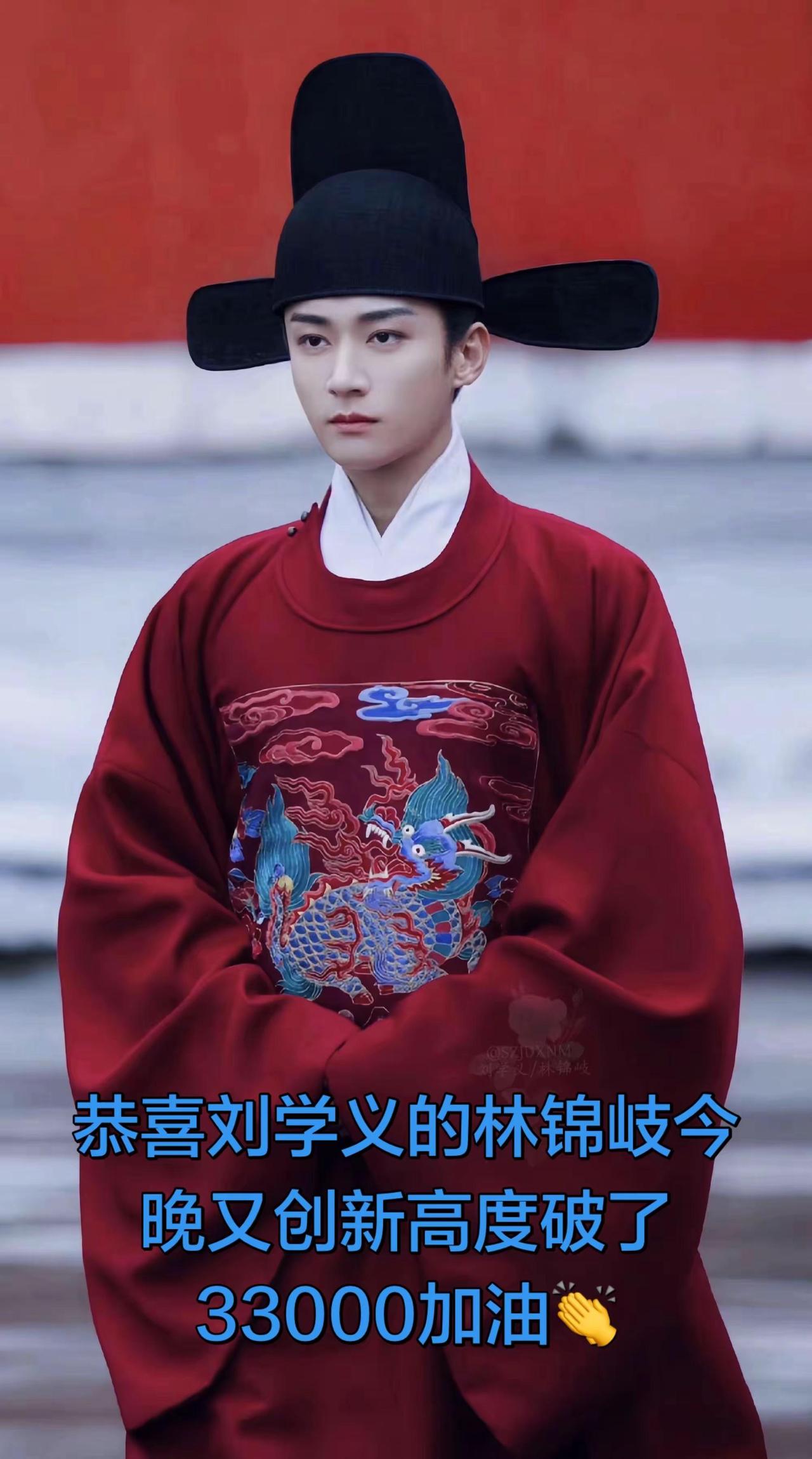 恭喜刘学义的林锦岐今晚又创新高度，加油。刘学义