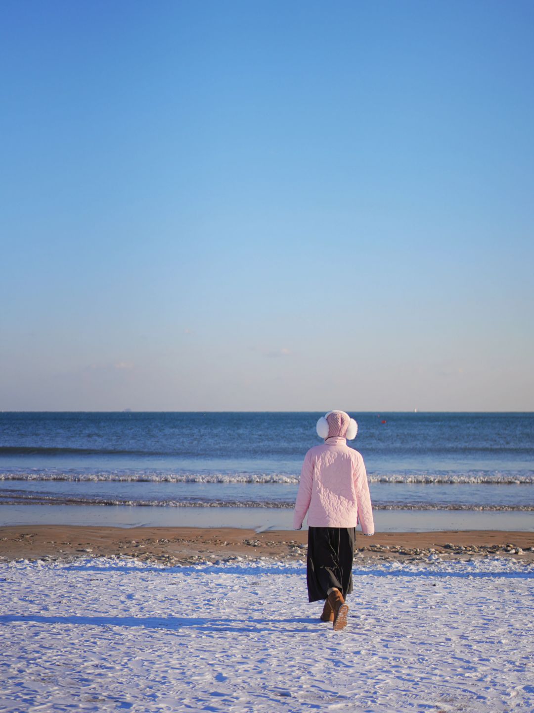 最近来青岛有福了☃️雪后青岛爆改冰岛❄️