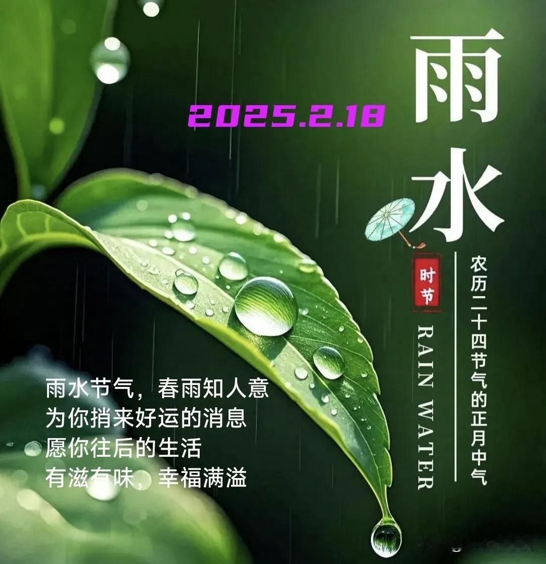 2025.2.18  农历乙巳年正月廿一，周二【🌹每日心语】
一帘新雨后，人间