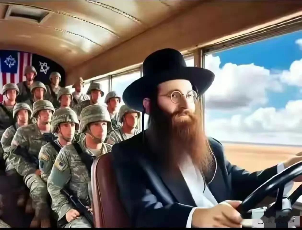 关于美国和以色列之间的关系，大家觉得哪张图片更加形象准确？发挥大家想象力的时候到