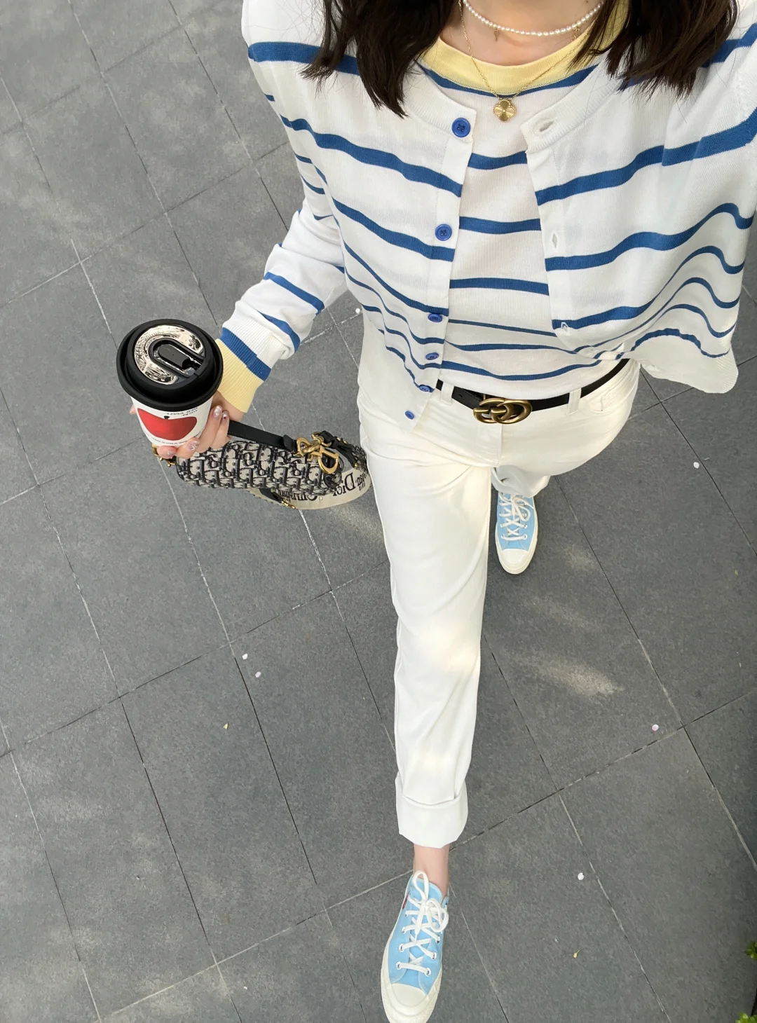 谁懂啊春天穿针织舒服又漂亮！放假好快乐吖！