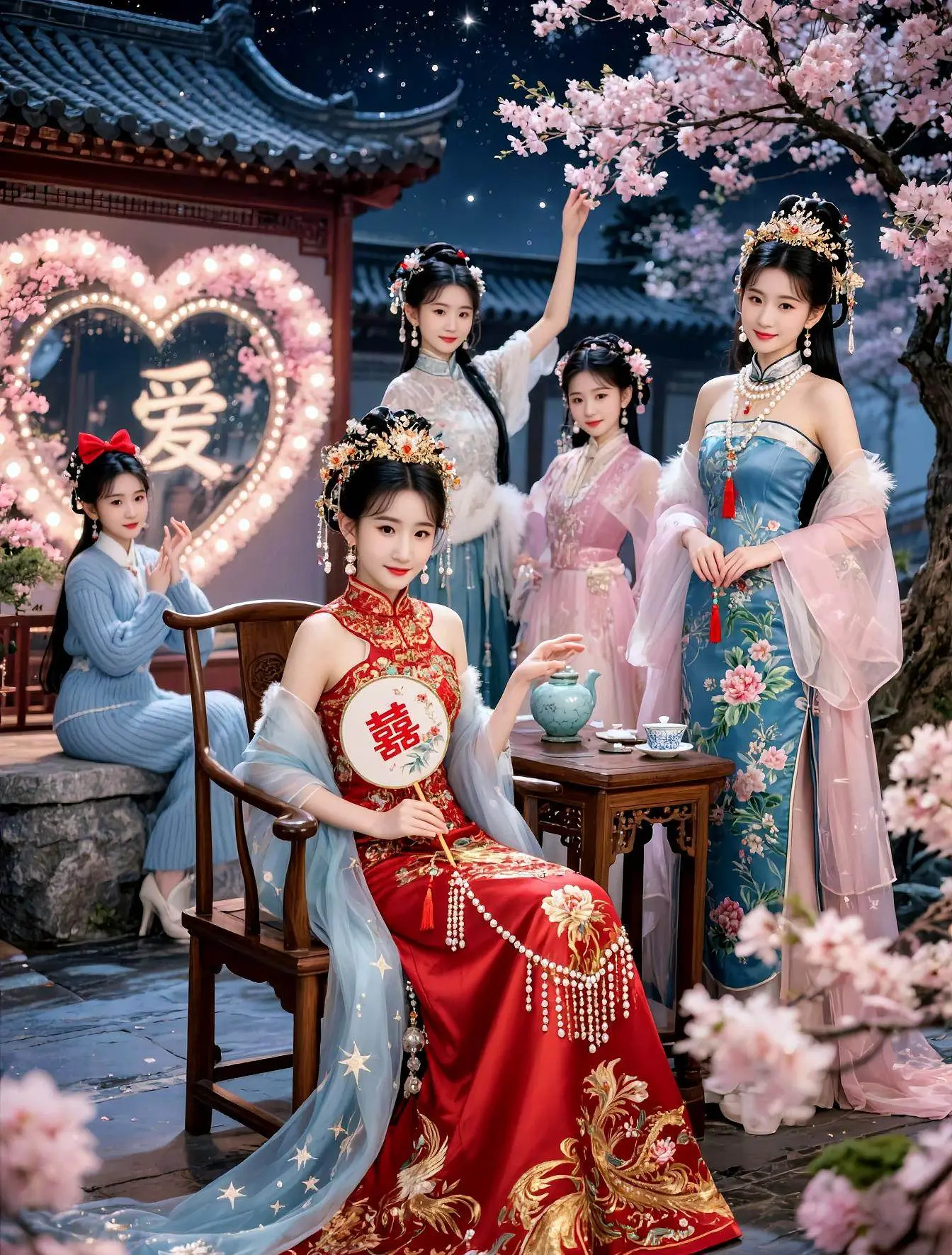 AI国风美人大片 ai创作