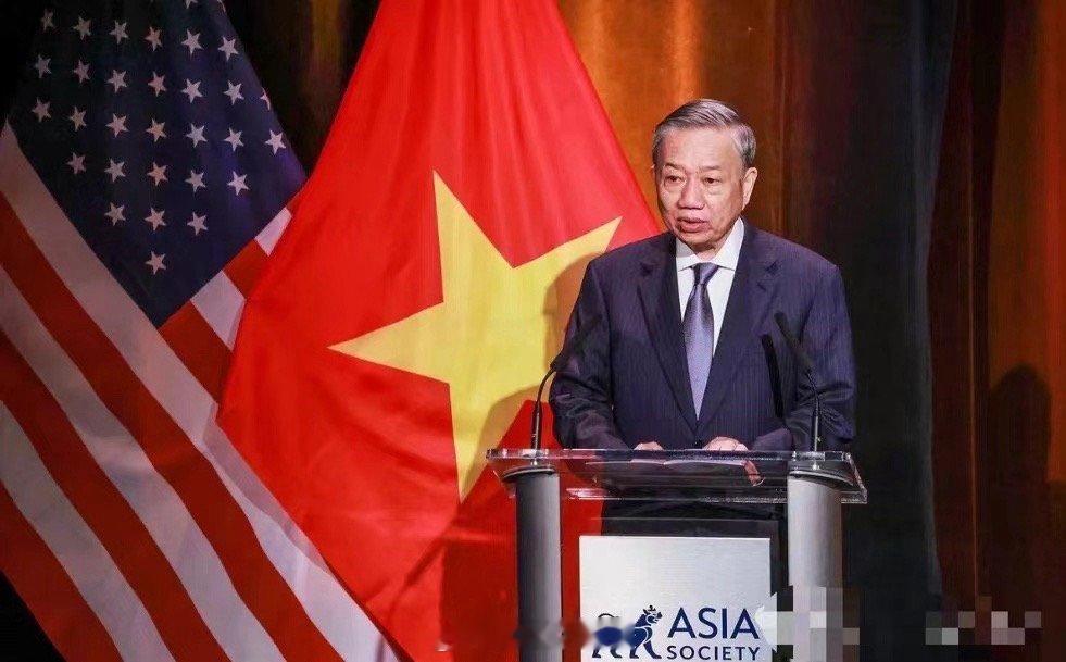【苏林颂扬美国言论被删除，背后势力是谁】     越共总书记、国家主席苏林赴美参