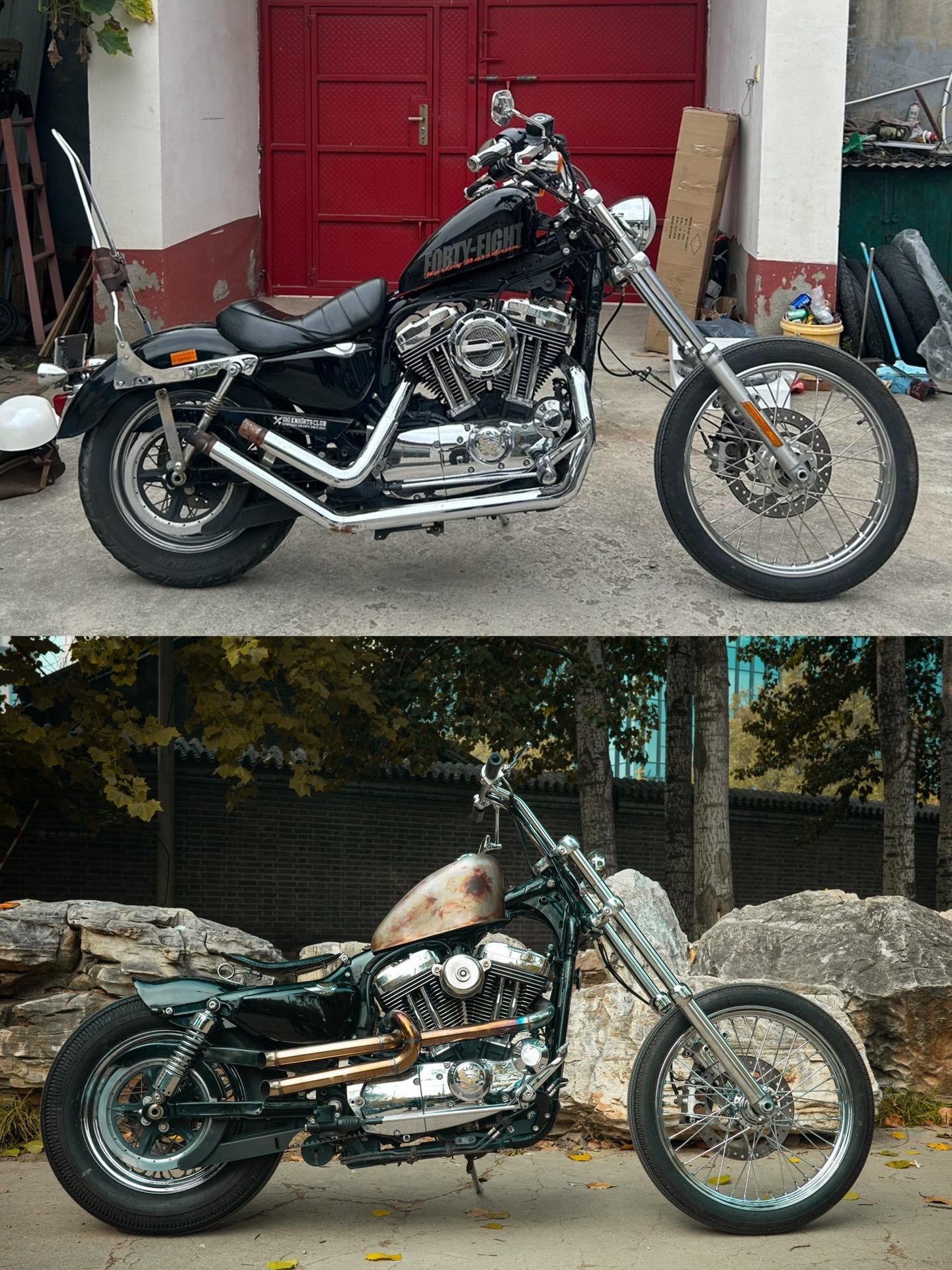 运动者变身废土风。机车改装每个男人都有一个机车梦