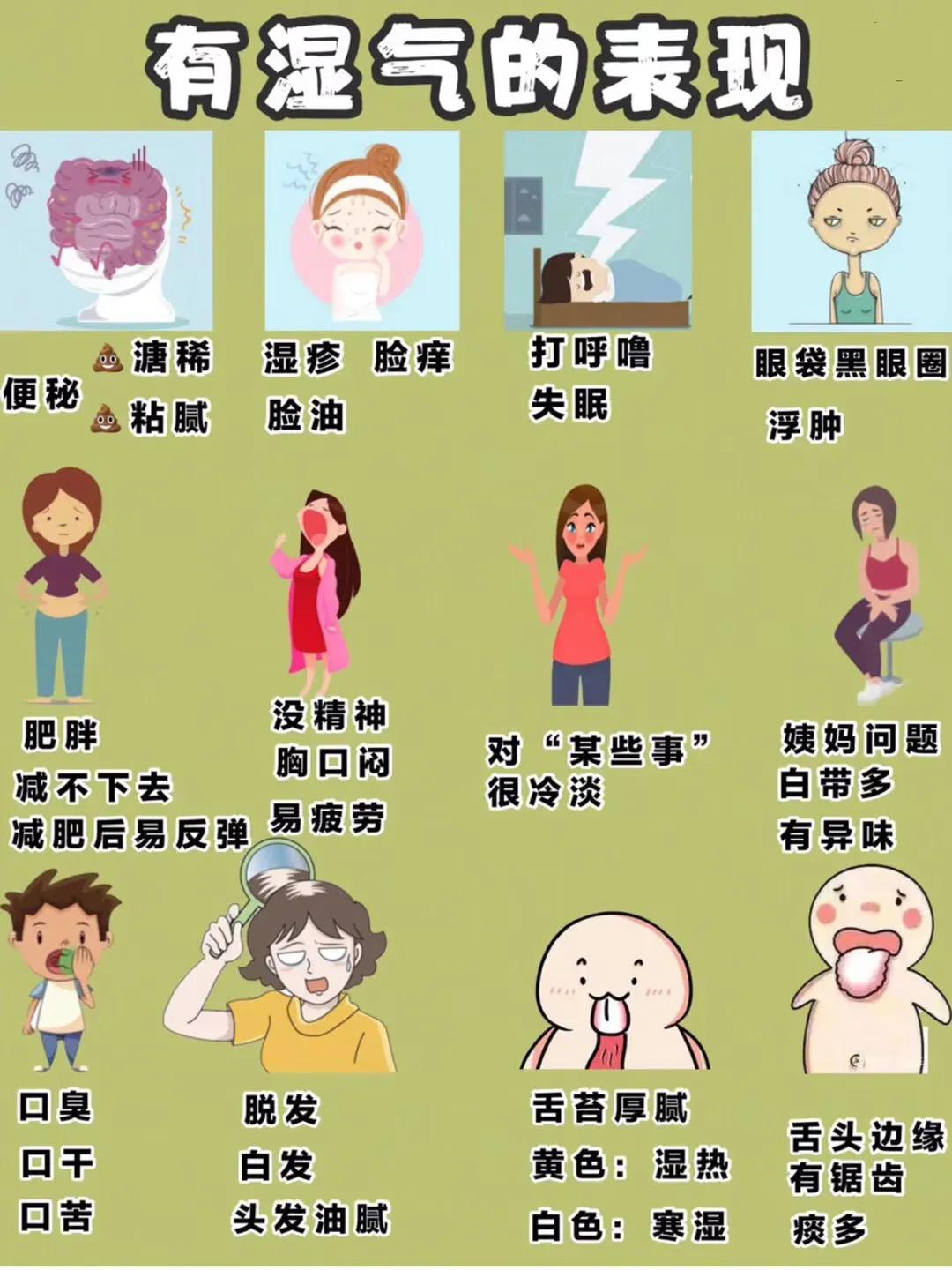 湿气重，老中医教你做一件事，从头到脚祛湿气，简单有效

身体湿气太重，总是无精打