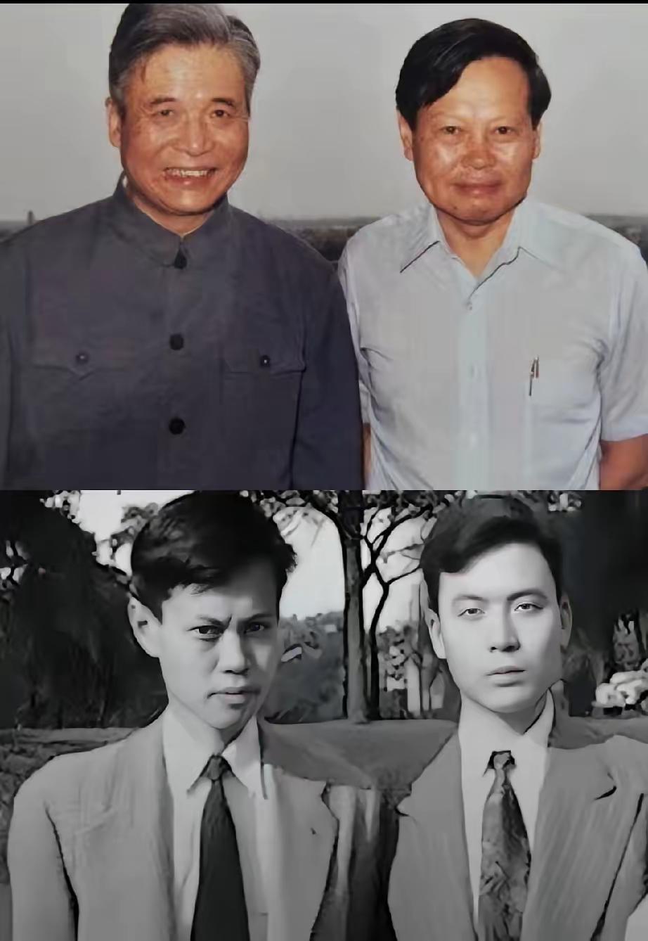 邓稼先:我学物理。
杨振宁:我也学物理。
​​邓稼先:我专工程物理，1950年拿
