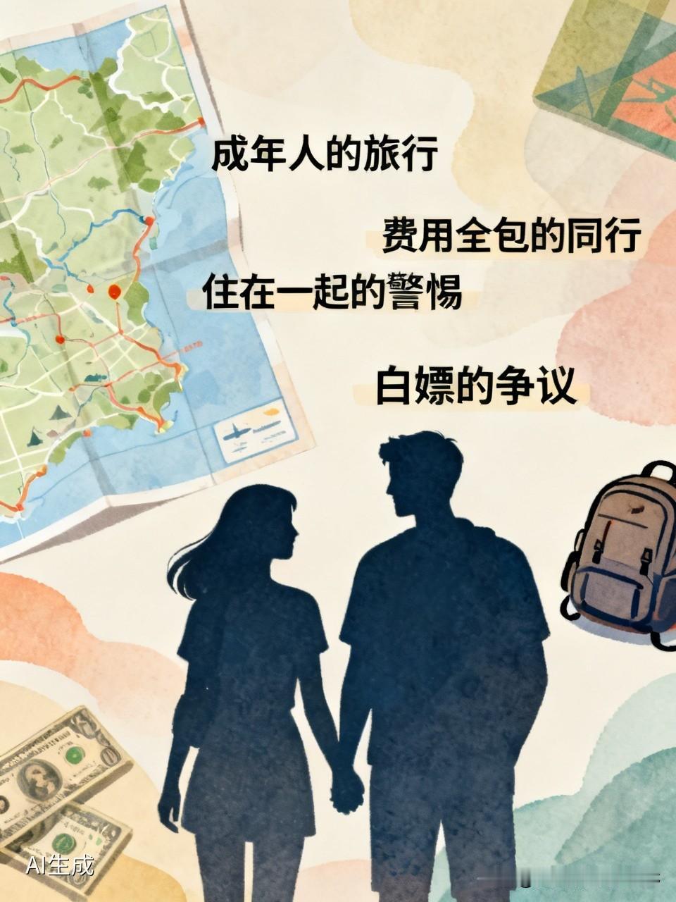 成年人没有点想法，你会和异性单独出行旅游吗？而且还是男方承诺全包一切费用！男人没