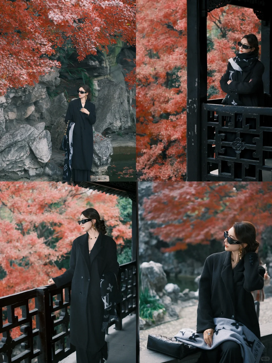 错过就要再等一年，何园枫叶🍁接近尾声❗️