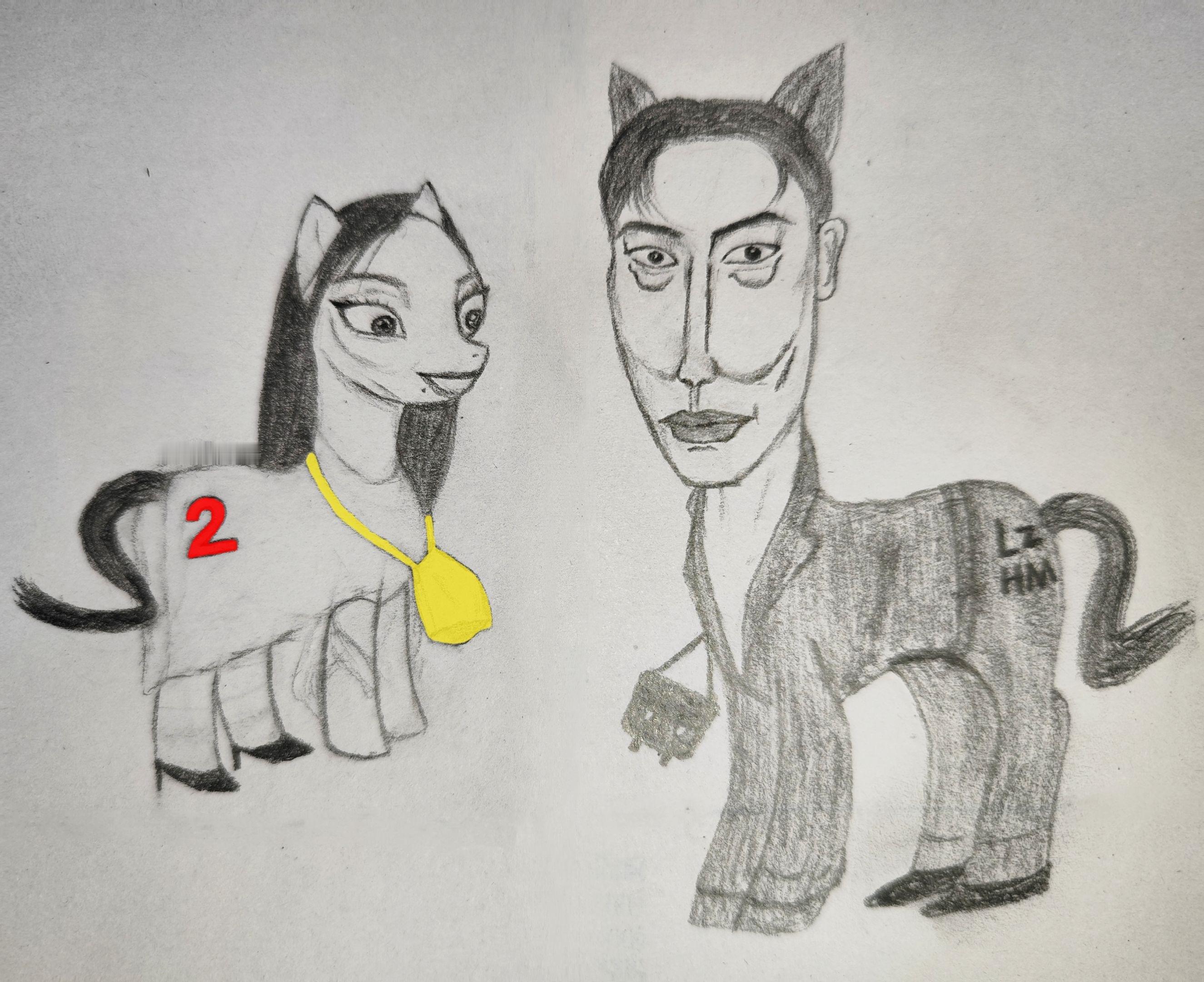 小马宝莉新出的一对情侣pony，没有提到任何人 