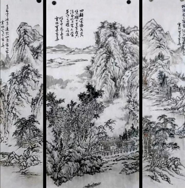 晒晒书画作品