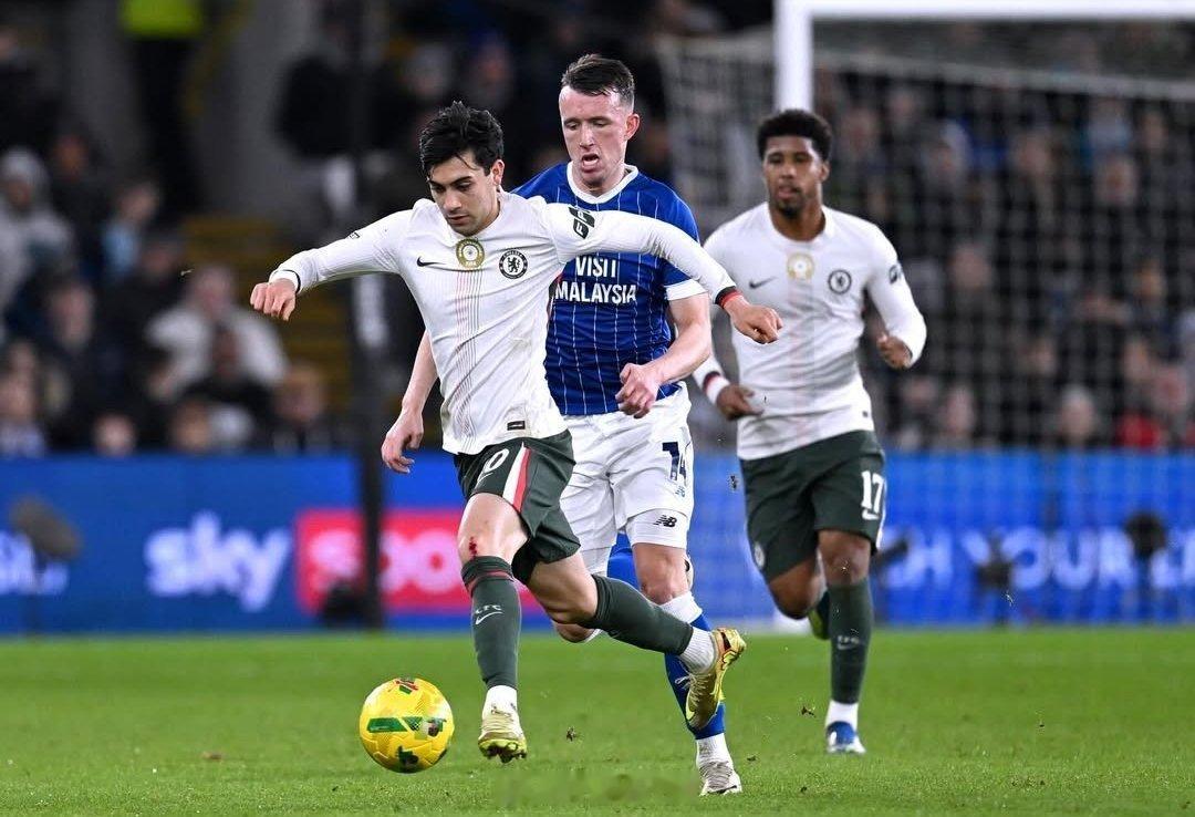 🏆英格兰联赛杯四分之一决赛卡迪夫城 1-3 切尔西🇦🇷亚历杭德罗·加纳乔（