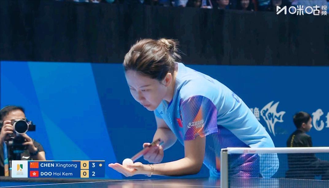 陈幸同要被爆冷吗？
今天杜凯琹正手打的真凶！

由于杜凯琹与陈幸同十战全输，
所