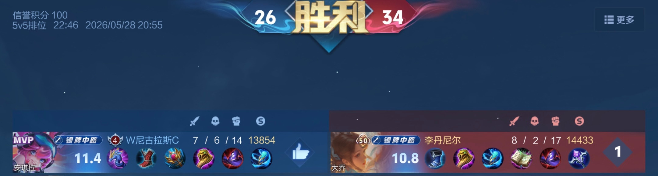 李丹尼尔匹配到尼古拉斯了 