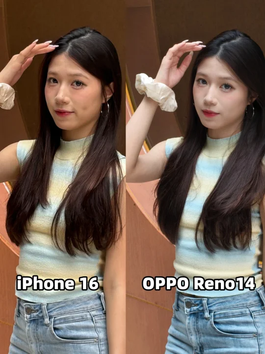 对比oppo，苹果的实况太...