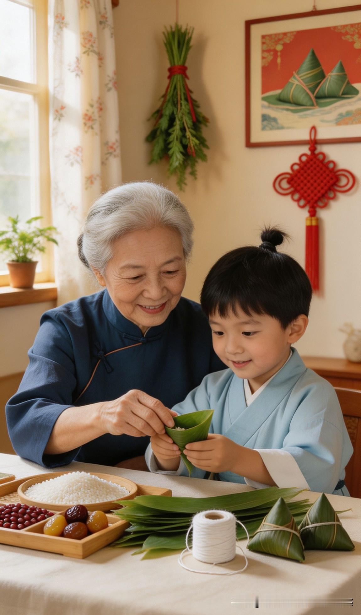 日子悄无声息，转眼又是一年端午节。
 
今天没有外出凑热闹，安安静静待在家里，忙
