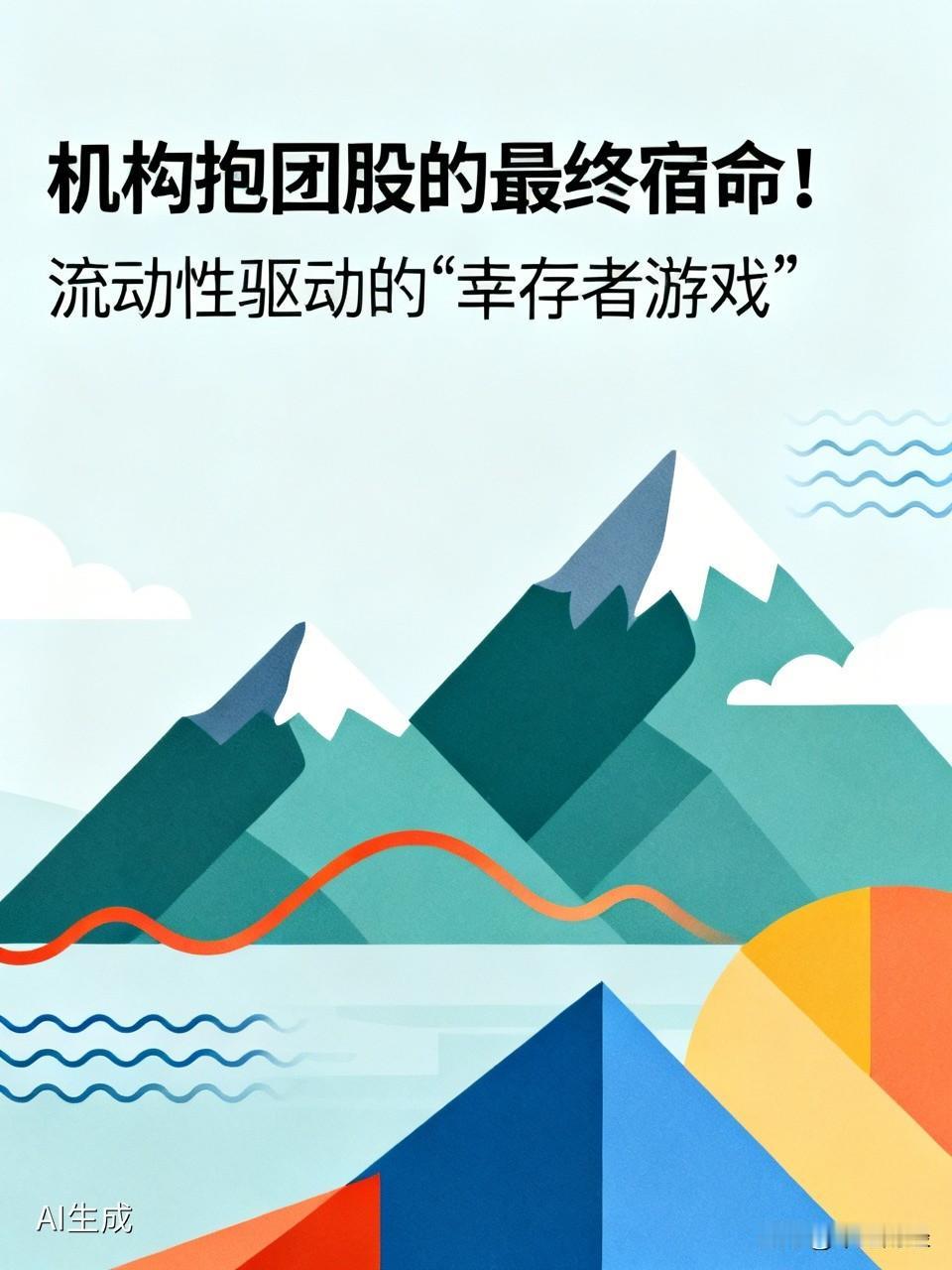 【机构抱团股的最终宿命！】机构抱团本质上是流动性驱动的“幸存者游戏”，目前的AI