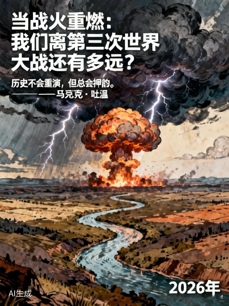 当战火重燃：我们离第三次世界大战还有多远？“历史不会重演，但总会押韵。”马克·吐