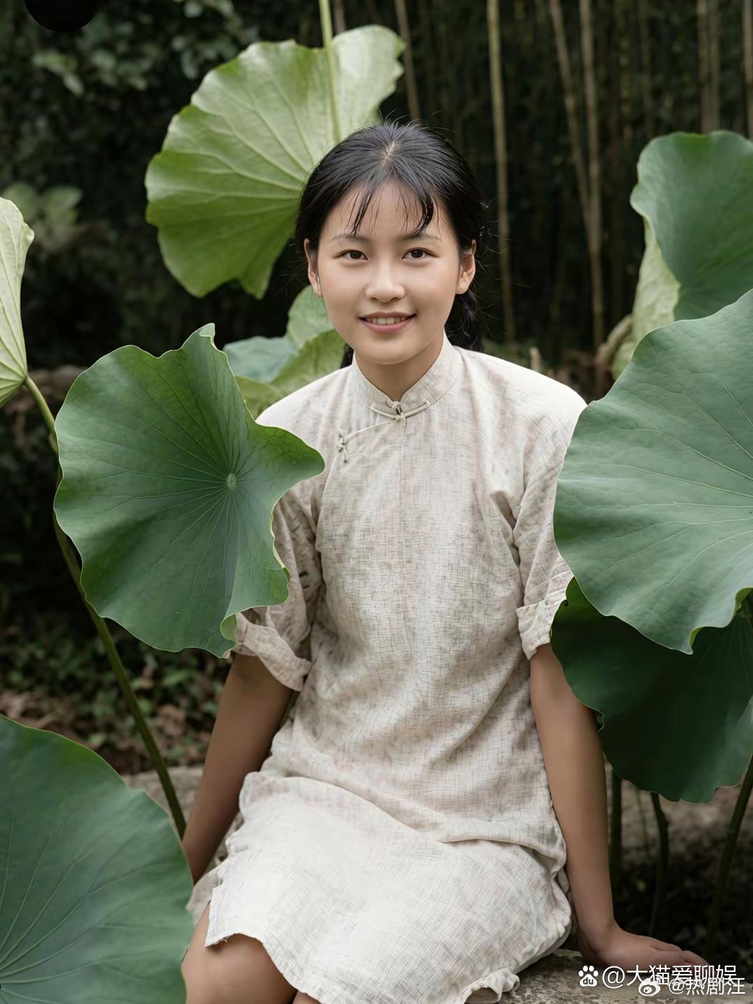 林徽因年轻时的照片（修复上色），这颜值在那个年代，绝对算是惊艳岁月的级别了！ 