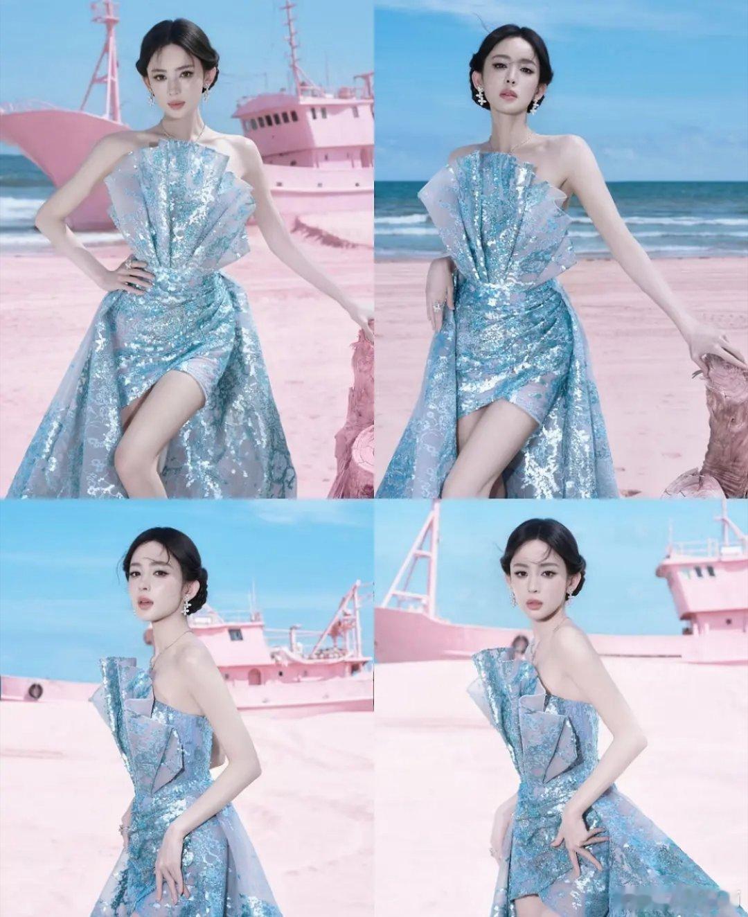 古力娜扎今晚的活动图来了 