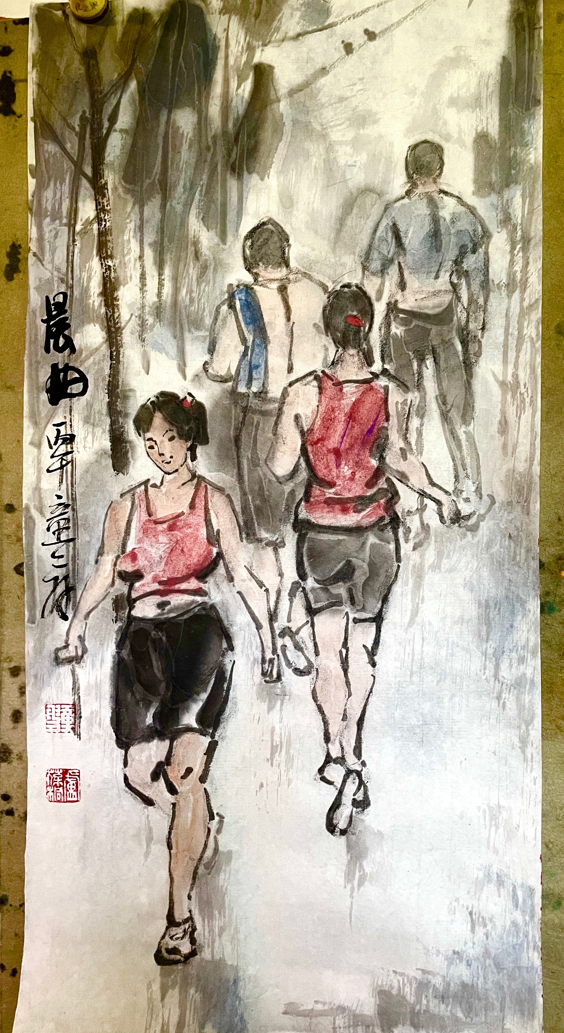 卢氏水墨  晨曲 