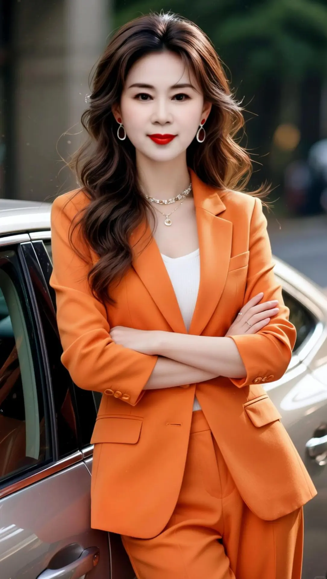 AI橙衣职场写真 随变ai随便玩