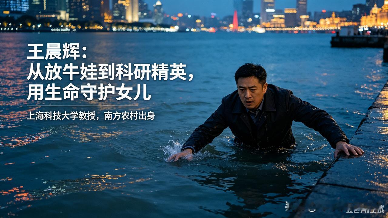 39 岁的上海科技大学教授王晨辉，在黄浦江的夜色中做出了最后的抉择。为救落水的女
