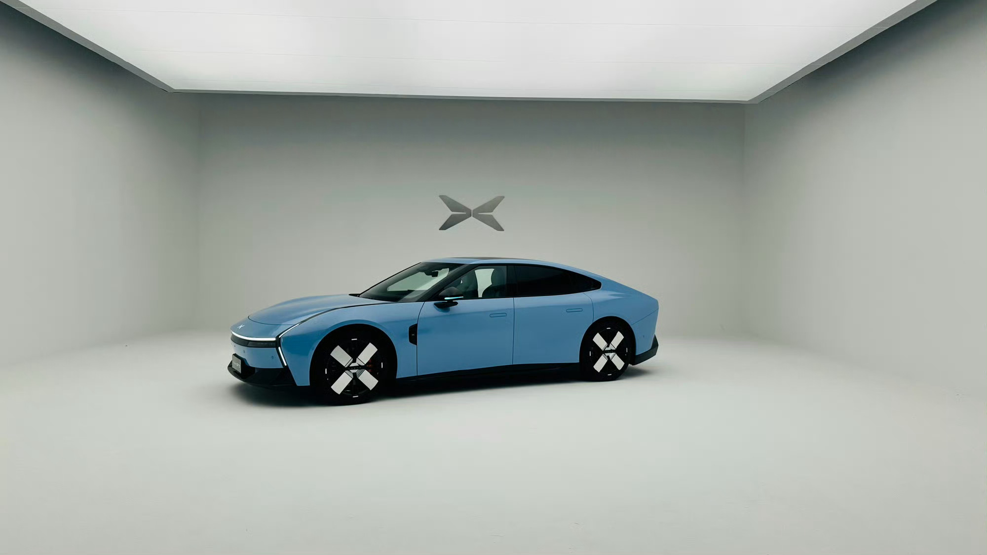 这颜色和轮毂实在是眼熟好多车anycar全新小鹏P7时尚轿跑 ​​​