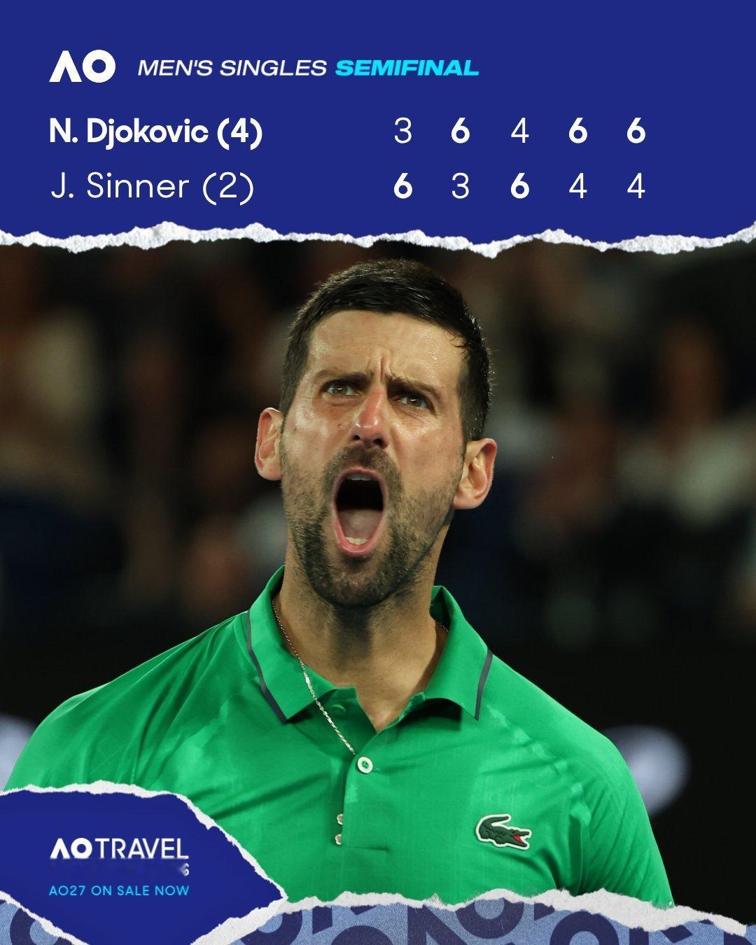 向德约致敬🫡澳网2026