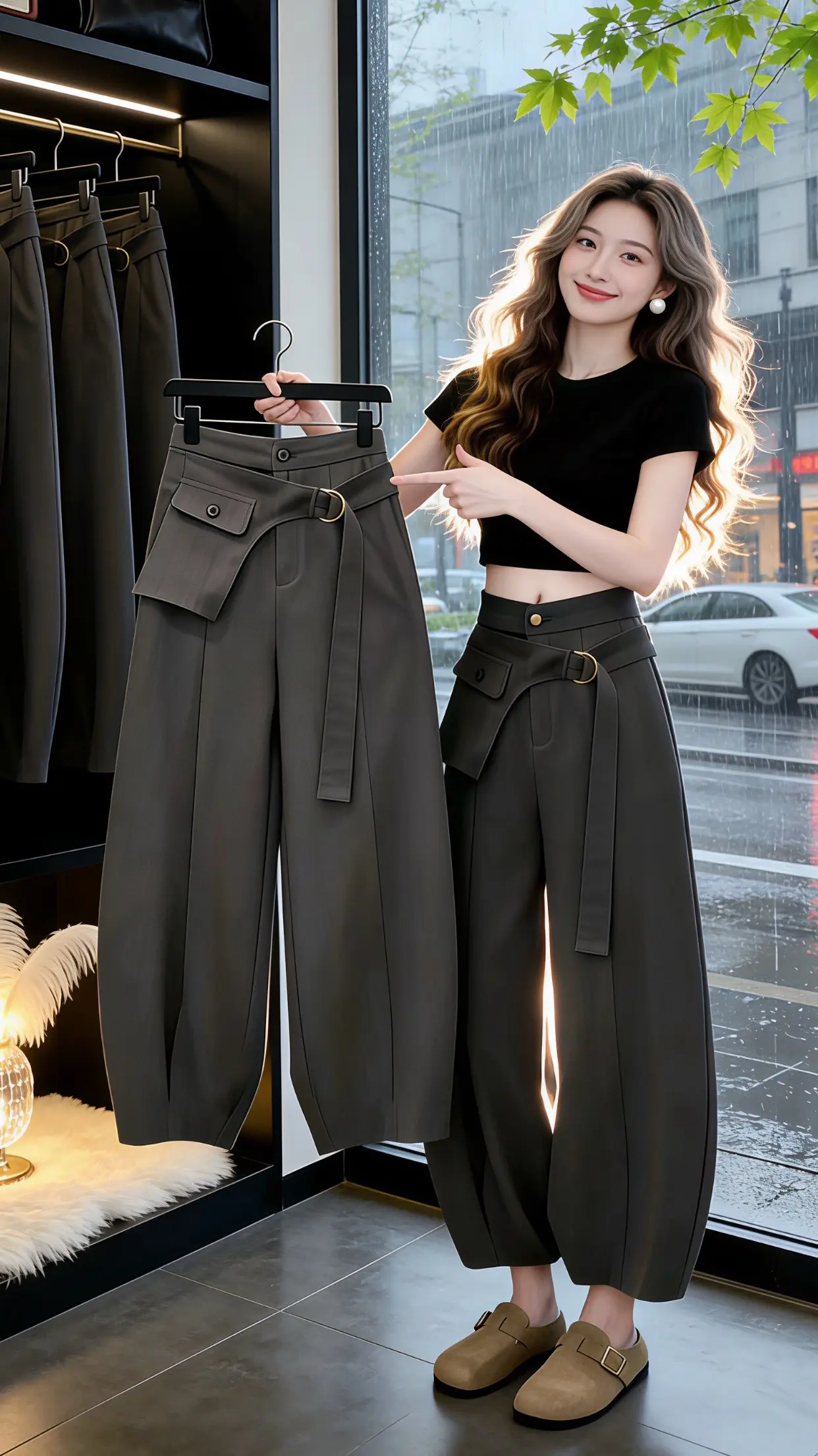 这才是女生们想找的裤子吧 百搭神裤人手一条 一眼就爱上的神裤 显瘦显高...