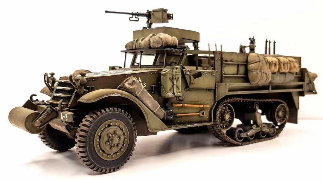 美帝艺术 M3A2半履带装甲车