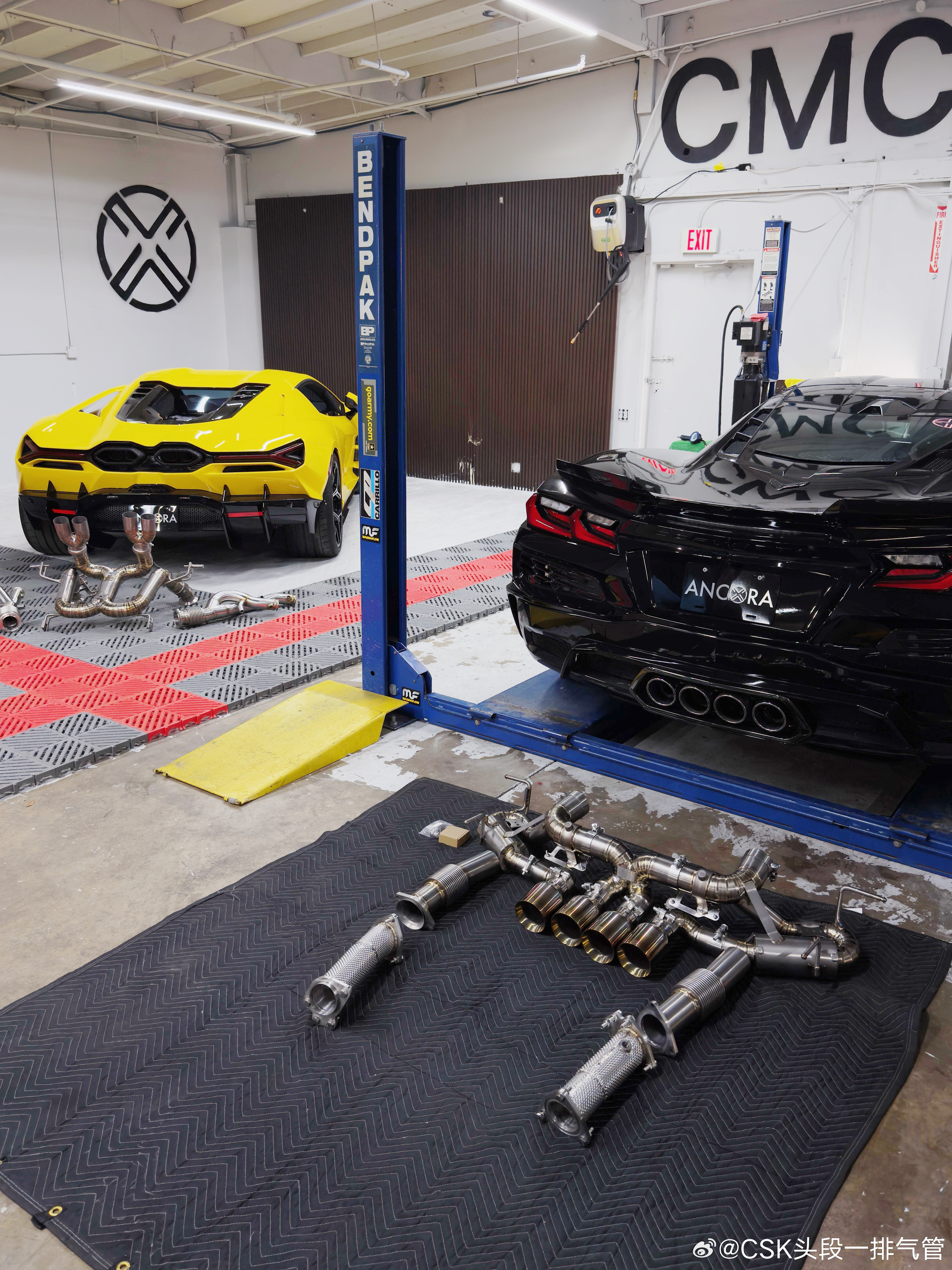 克尔维特C8 Z06  兰博基尼Revuelto  CSK钛合金竞技排气 