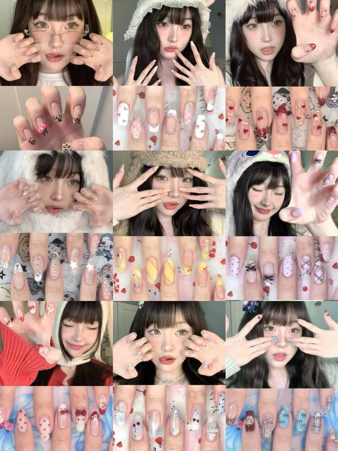 2024时髦存档｜之我的年度甜辣美甲合集