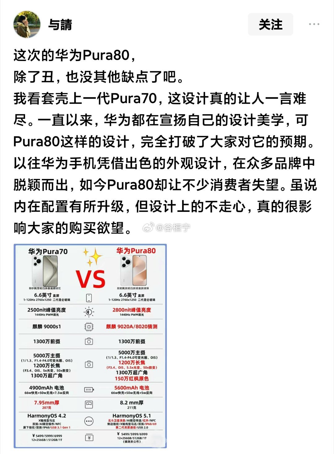华为pura80 除了丑没有其他缺点？丑吗？不丑吧？[允悲] ​​​
